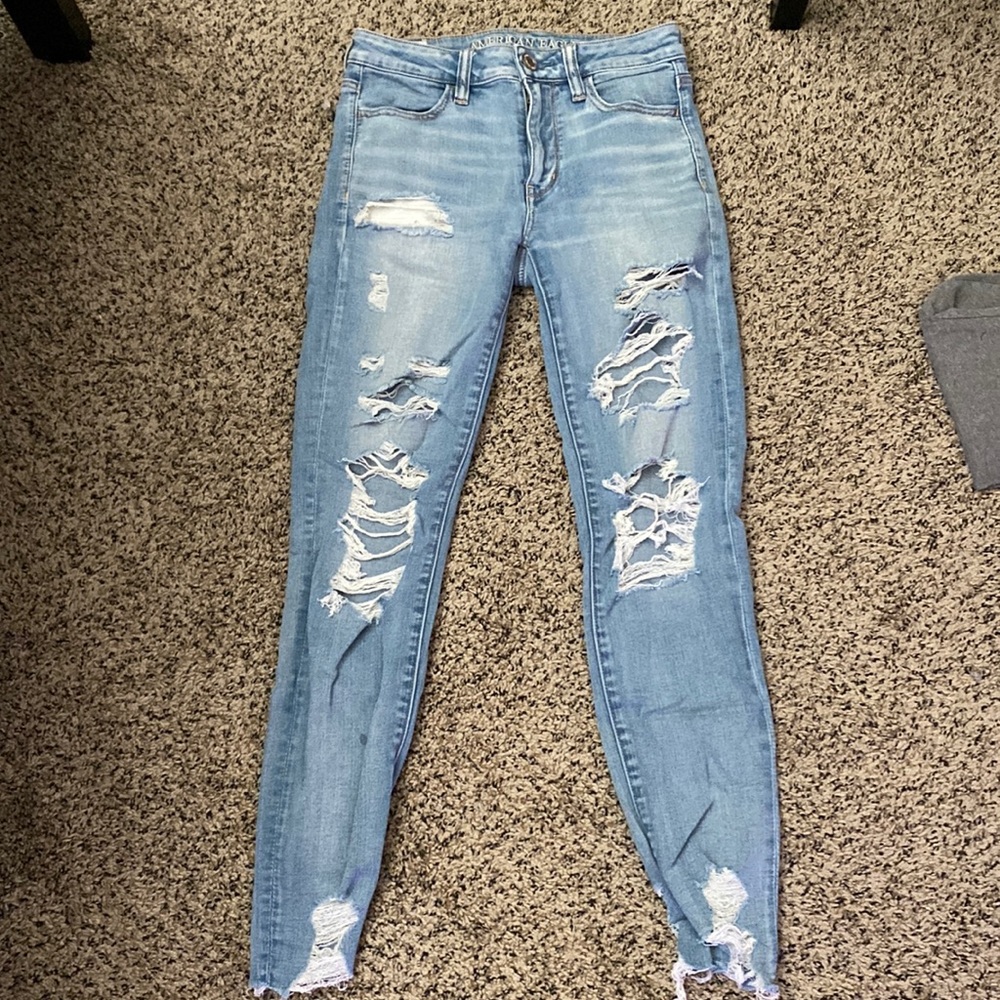 American Eagle high rise skinny jean
